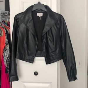XS Faux Leather jacket 1. State (black)